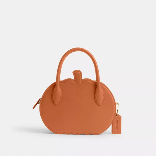 ?Halloween Limited Edition —Pumpkin Bag In Leather