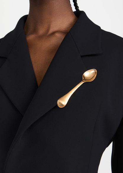 Scoop Embellished Backless Blazer