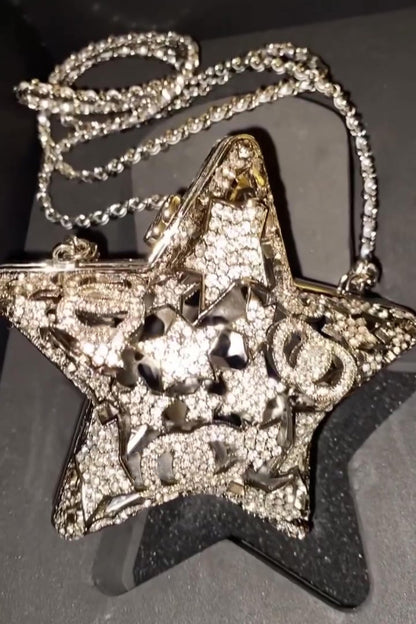Cute Hollow Star-shaped Crossbody Bag