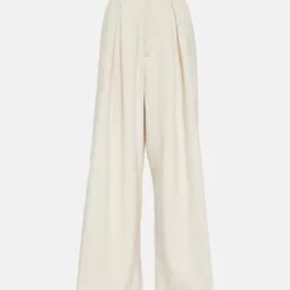 Floral Applique Bustier and Wide-leg Pants Set