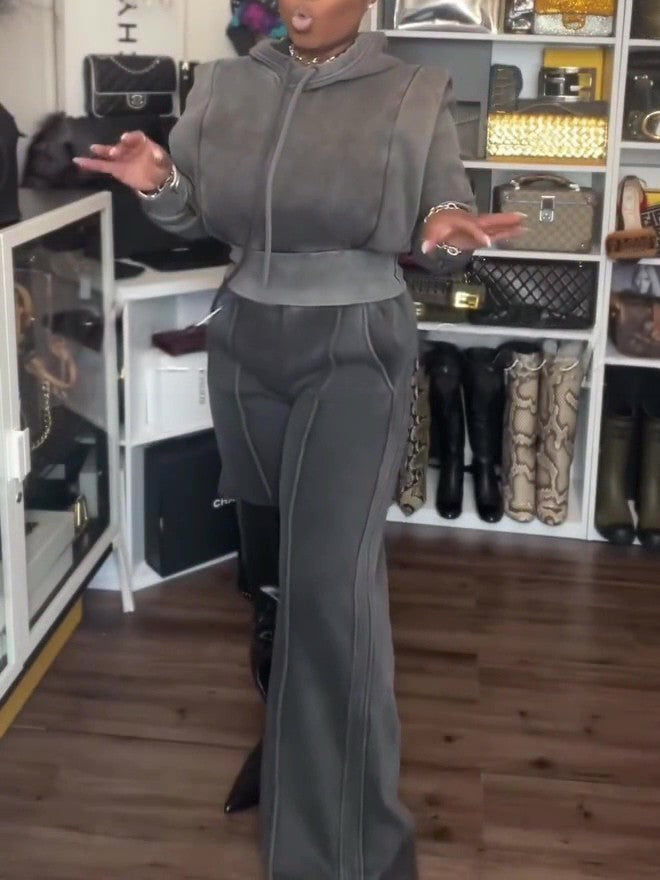 Luxury Street Sculpture Jogging Set