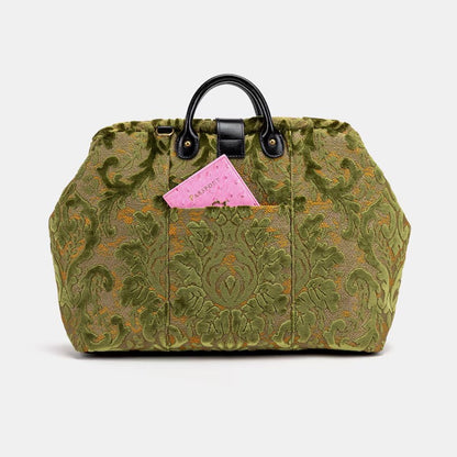 Hand-sewn carpet work bag
