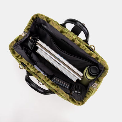 Hand-sewn carpet work bag