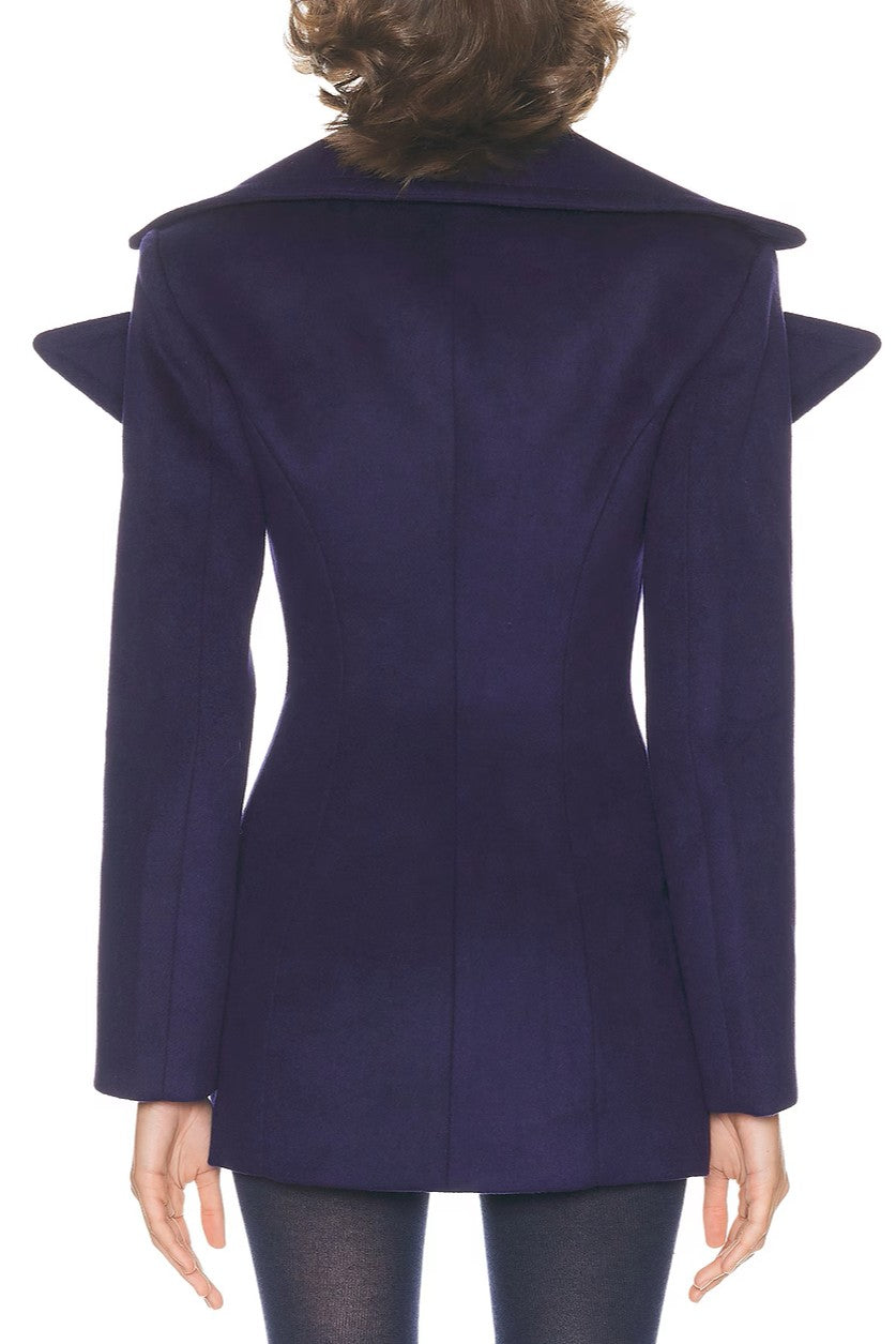 Oversized Collar Peacoat