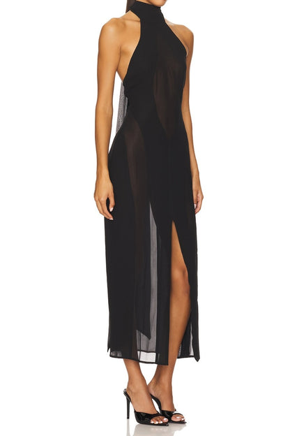 Elegant Date Tulle Patchwork Dress