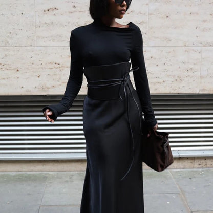 Designer Long-sleeved Bodysuit Top