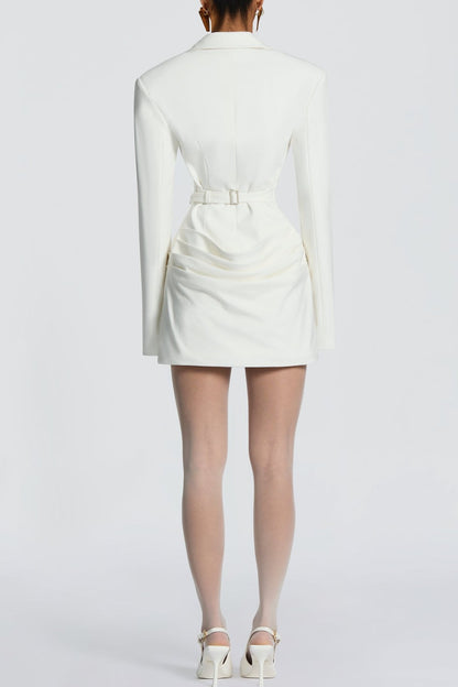 Cut-tailored Mini Blazer Dress