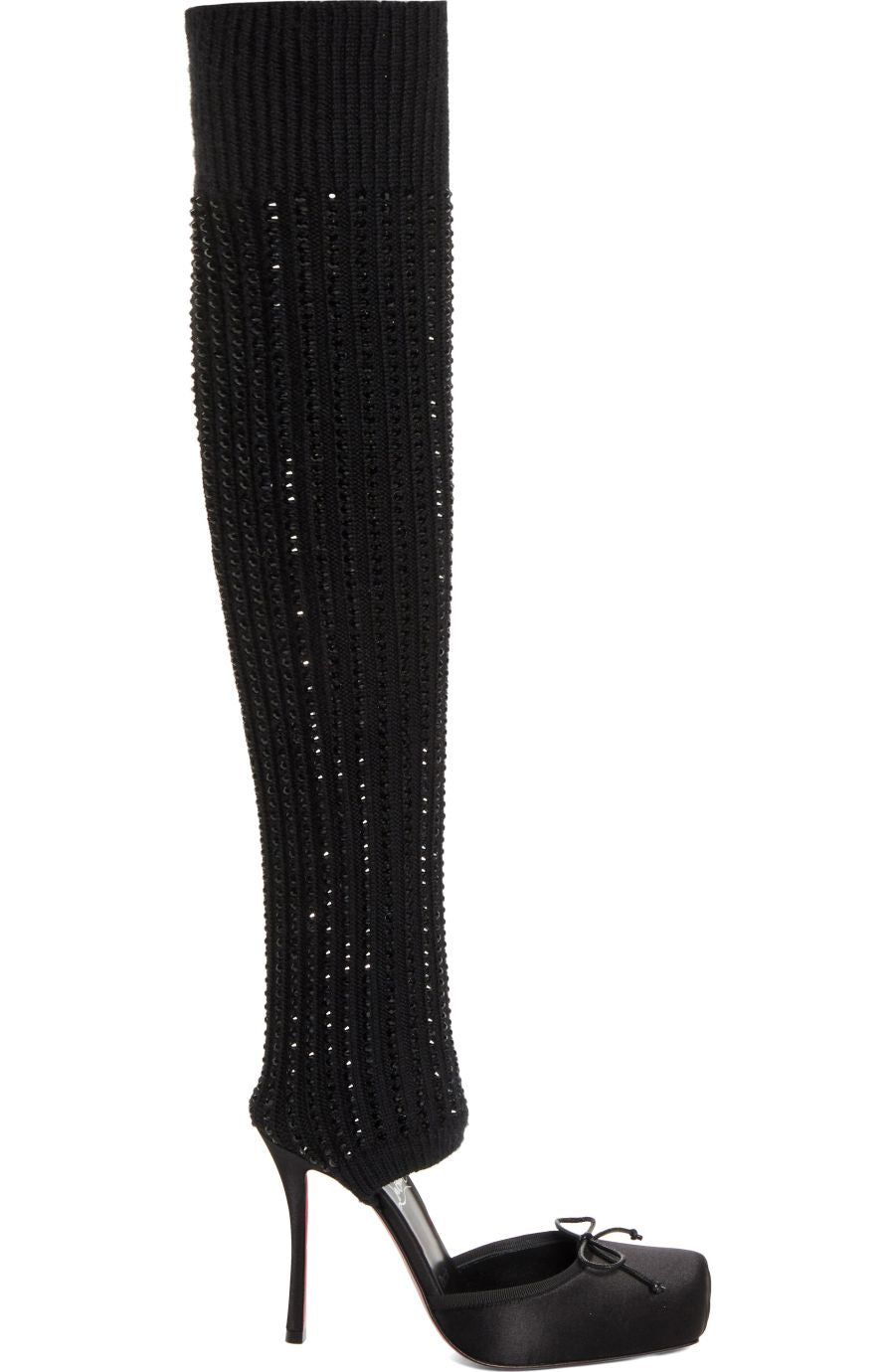 Long and Warm Knitted Ballet Boots