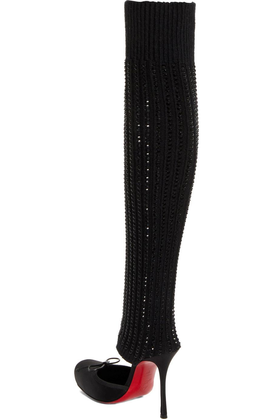 Long and Warm Knitted Ballet Boots