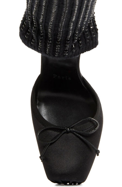 Long and Warm Knitted Ballet Boots