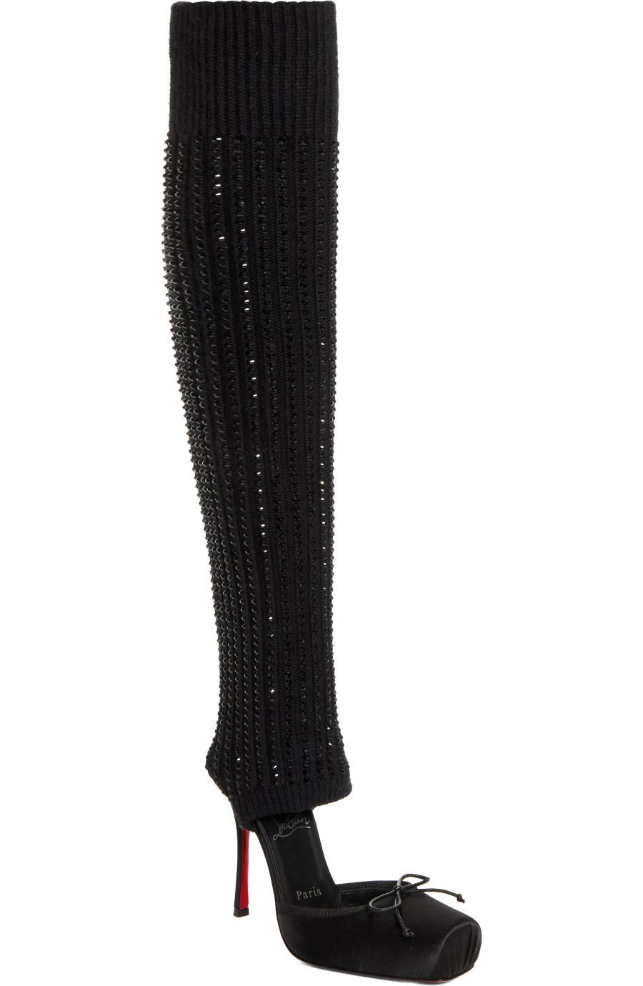 Long and Warm Knitted Ballet Boots