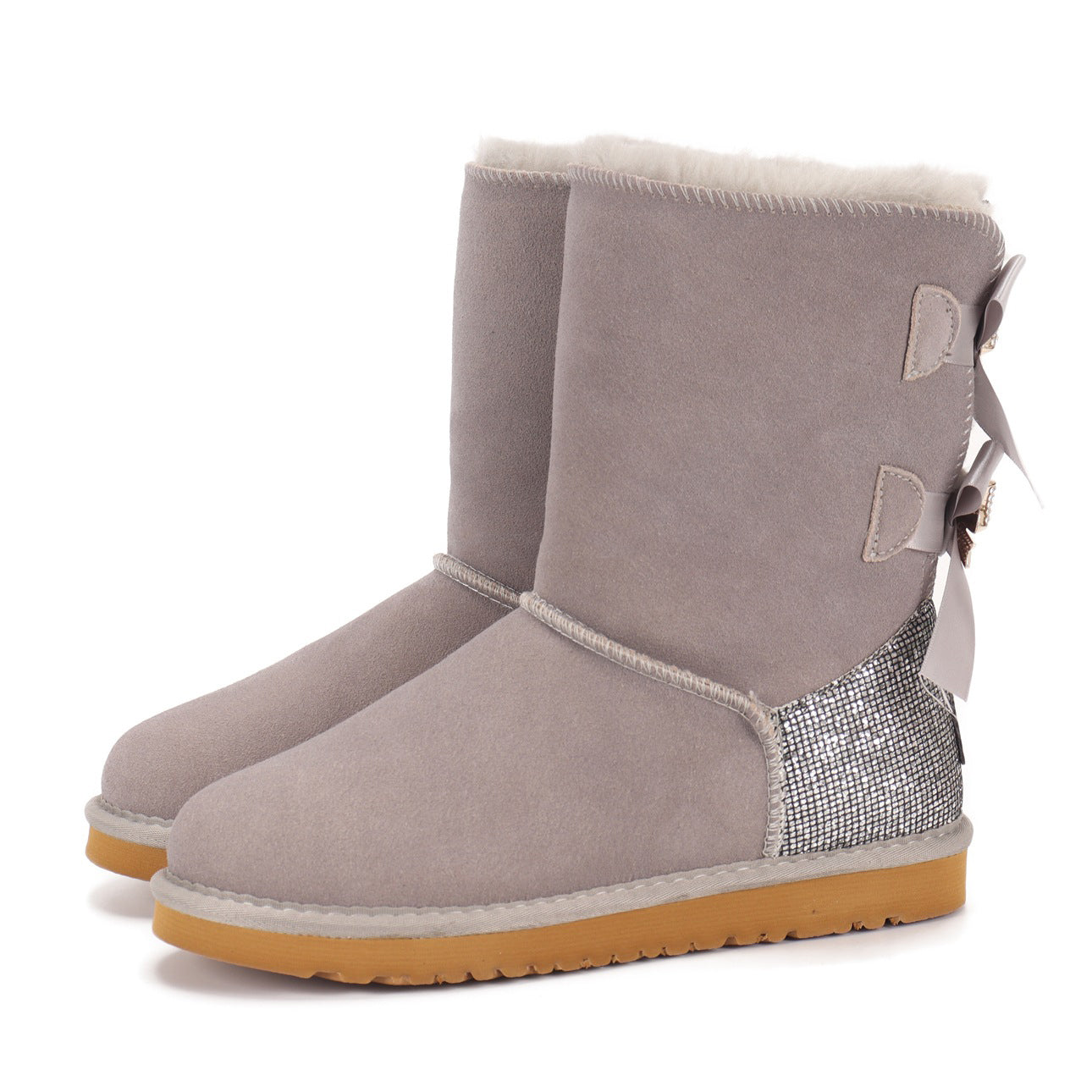 Luxury Rhinestone Snow Boots - Multiple Colors