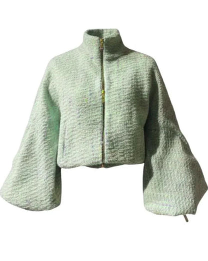 New Tweed Bomber Jacket for Spring 2026