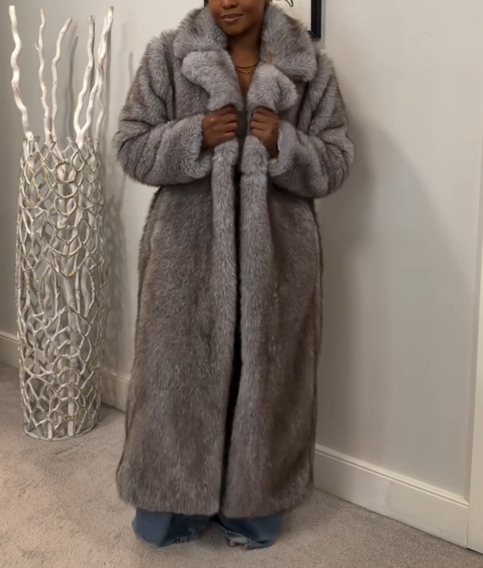 Faux Fur Maxi Coat