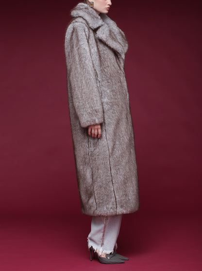 Faux Fur Maxi Coat
