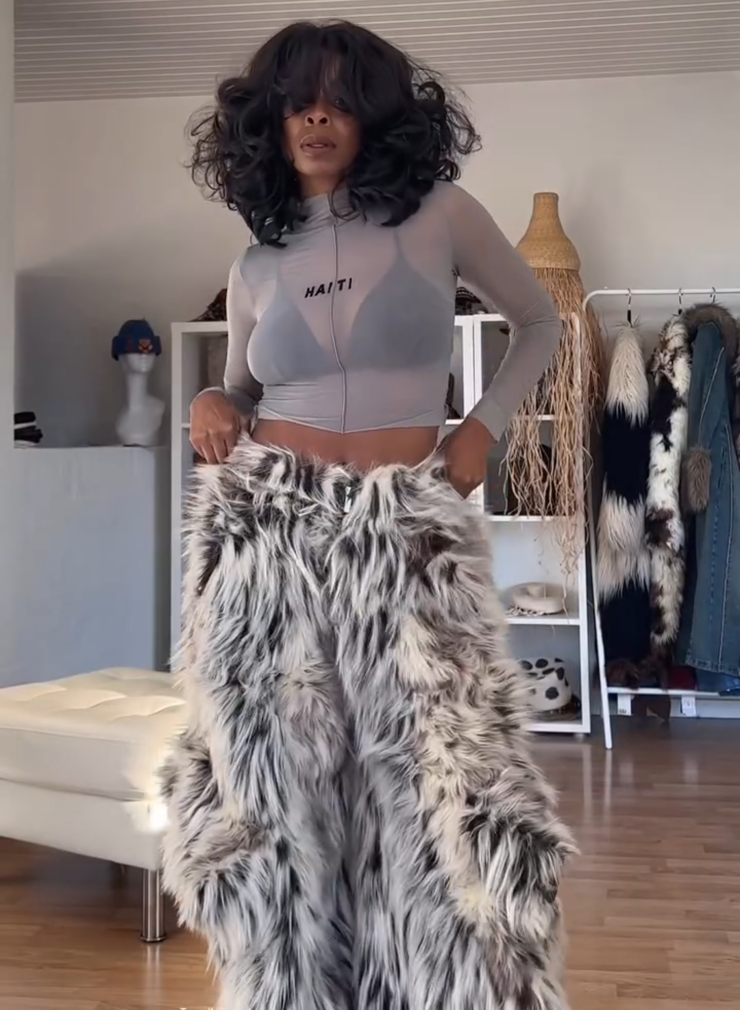 Sexy See-Through Stretch Top
