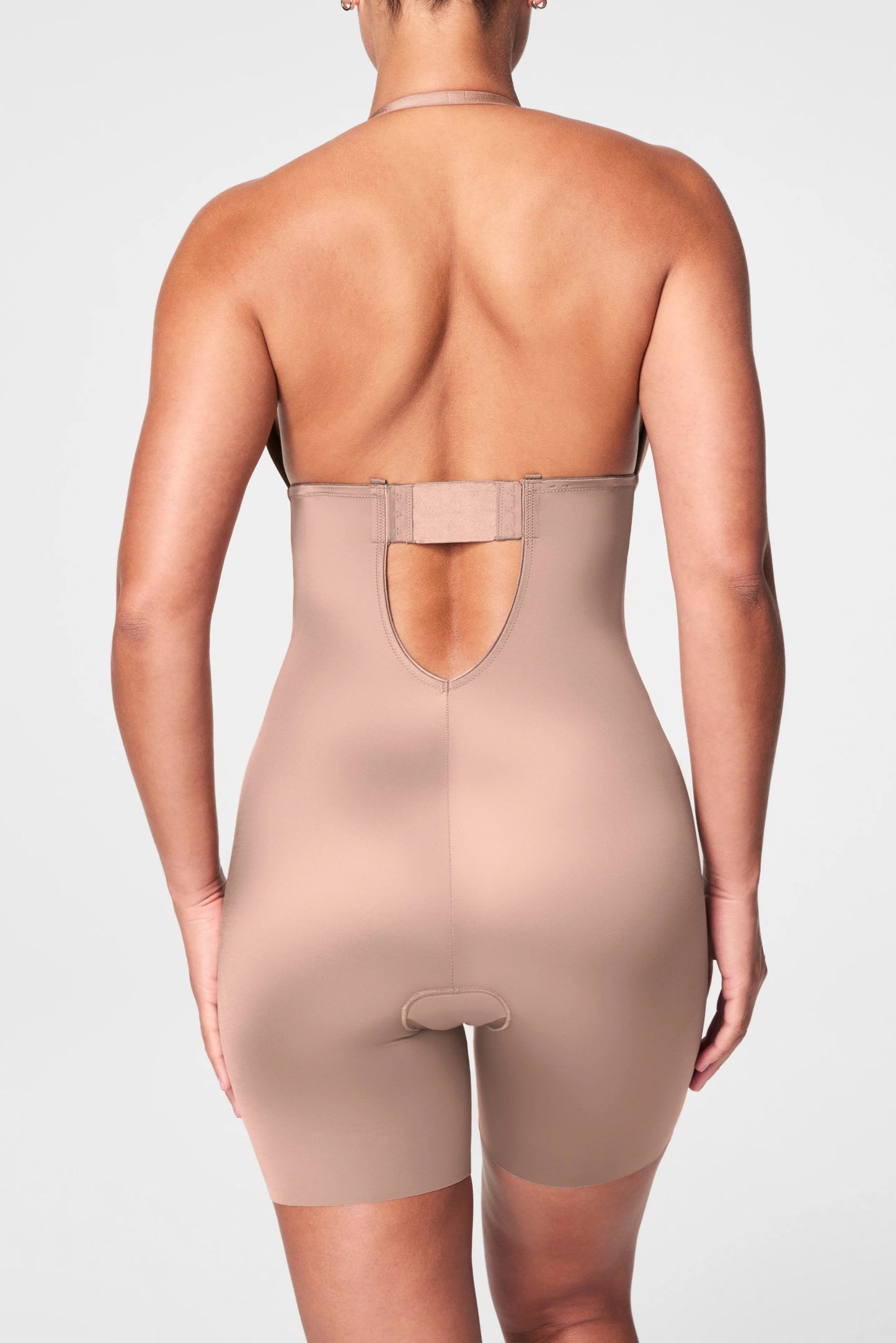 Plunge Low-Back Mid-Thigh Bodysuit