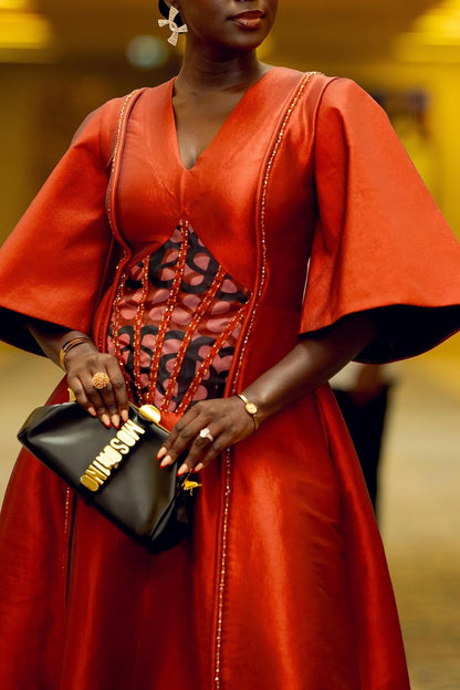 Traditional Luxury Beaded Gown