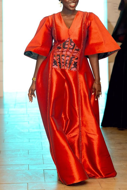 Traditional Luxury Beaded Gown