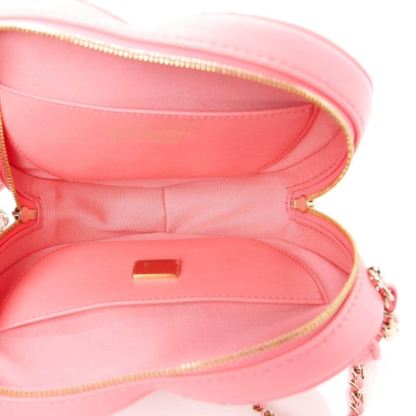 CC In Love Heart Lambskin Quilted Bag