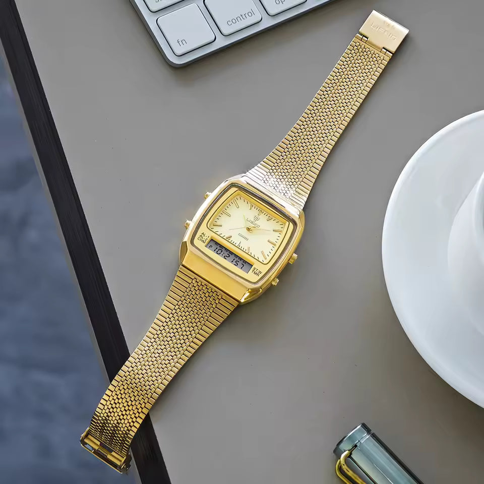 1983 Toned Chronograph Digital Wrist-Watch
