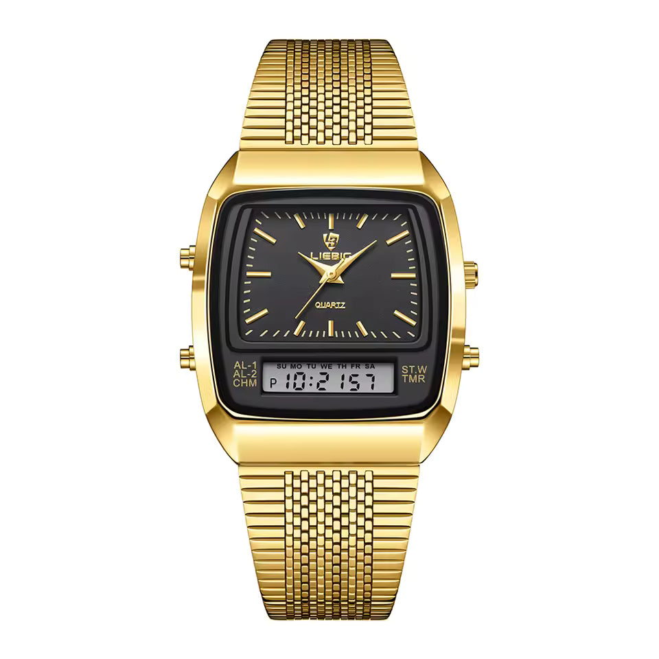 1983 Toned Chronograph Digital Wrist-Watch