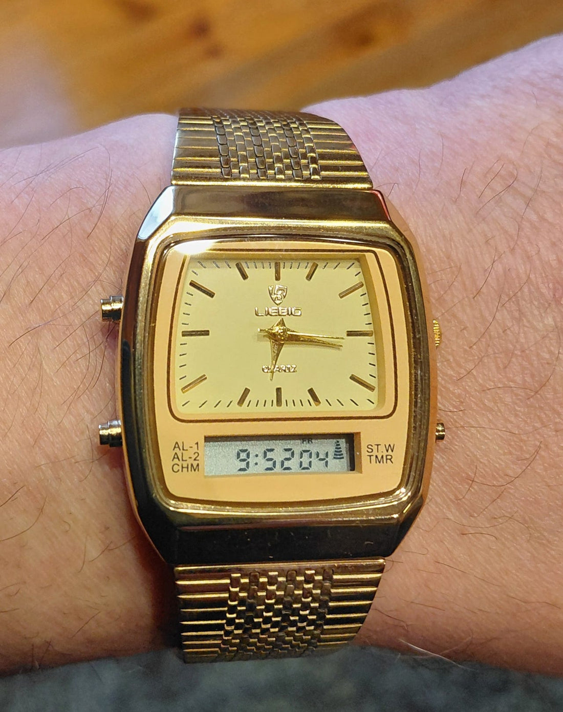 1983 Toned Chronograph Digital Wrist-Watch