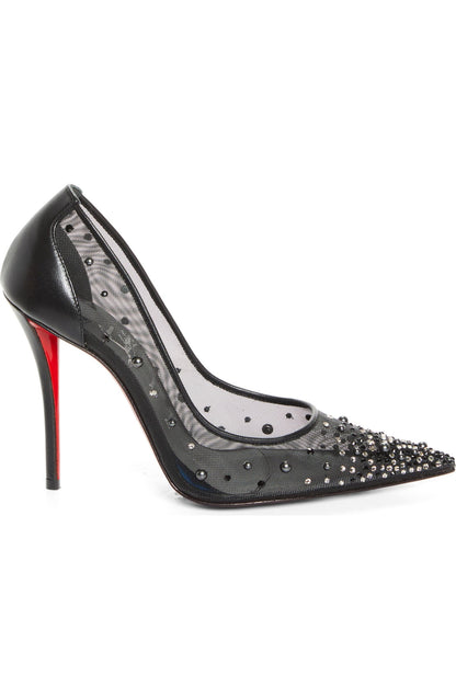 Velvet Rhinestone Stiletto Heels