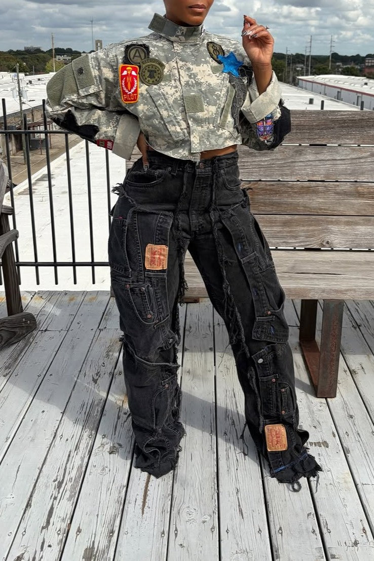 Grey Washed Wrangler Bay Chaps