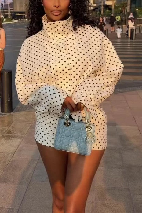 Polka Dot Print Short Sets