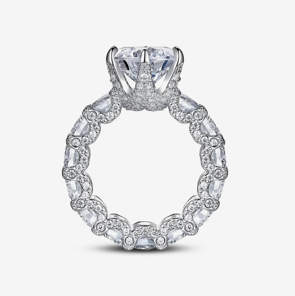 925 Sterling Silver, 18K Gold Deluxe Ring