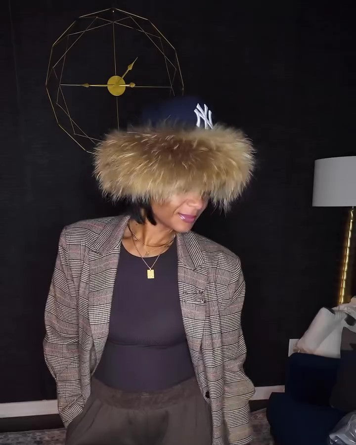 New York City Faux Fur Hat