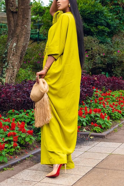 Silk Loose Two-piece Set