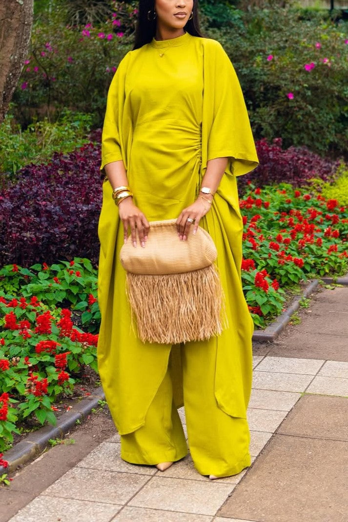Silk Loose Two-piece Set