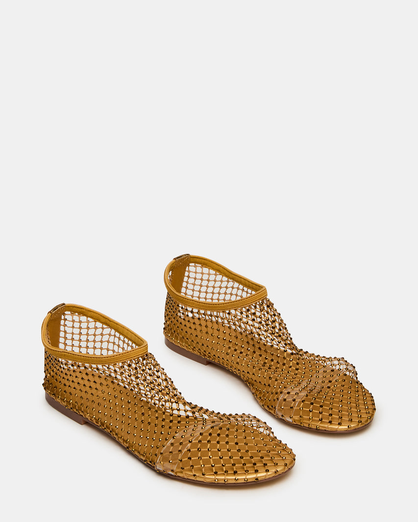 Crystal-embellished Mesh Slip-on Shoes