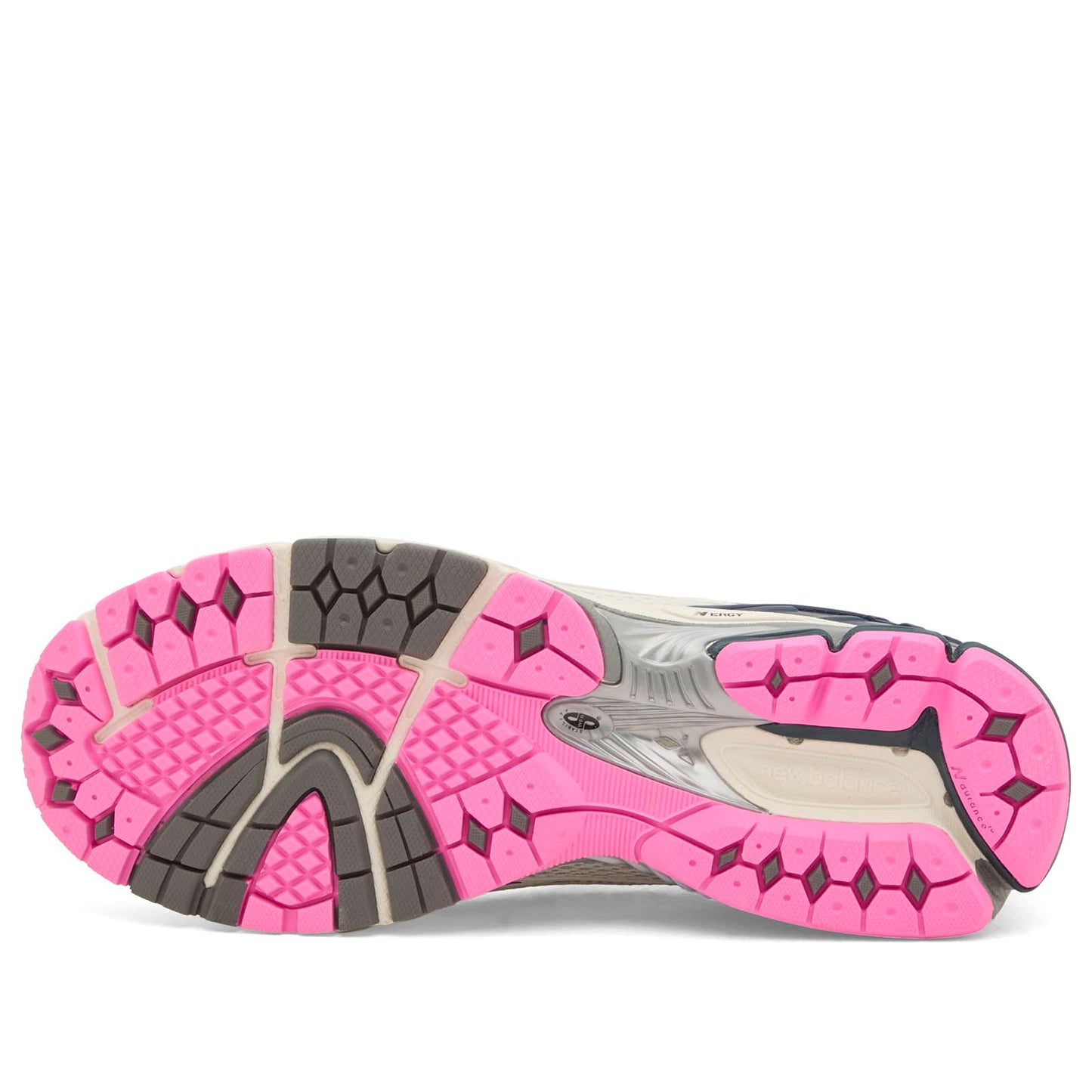 Silver Metallic, Navy and Pink Heat Loafer Sneaker