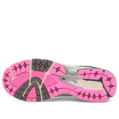 Silver Metallic, Navy and Pink Heat Loafer Sneaker