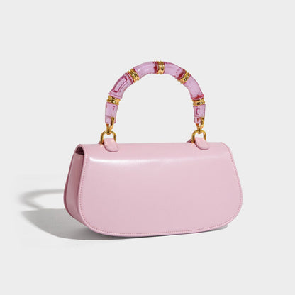 Bamboo Handle Handbag Crossbody Bag
