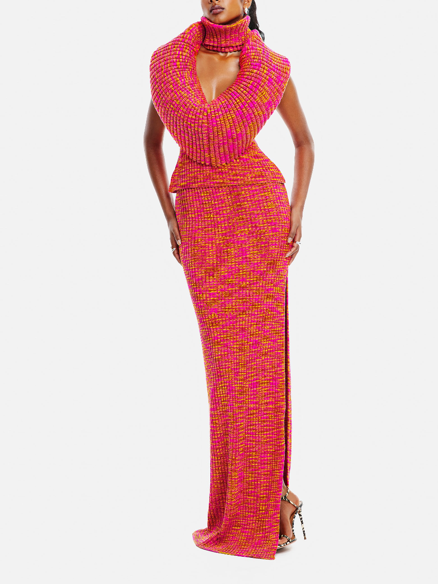 Rib Knit Suit