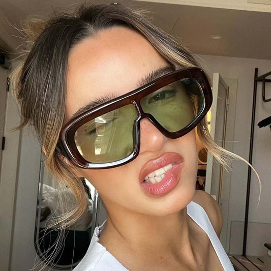 Large One-frame Sunglasses
