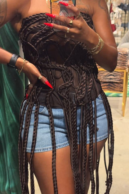 Twisted Knot Laced Corset