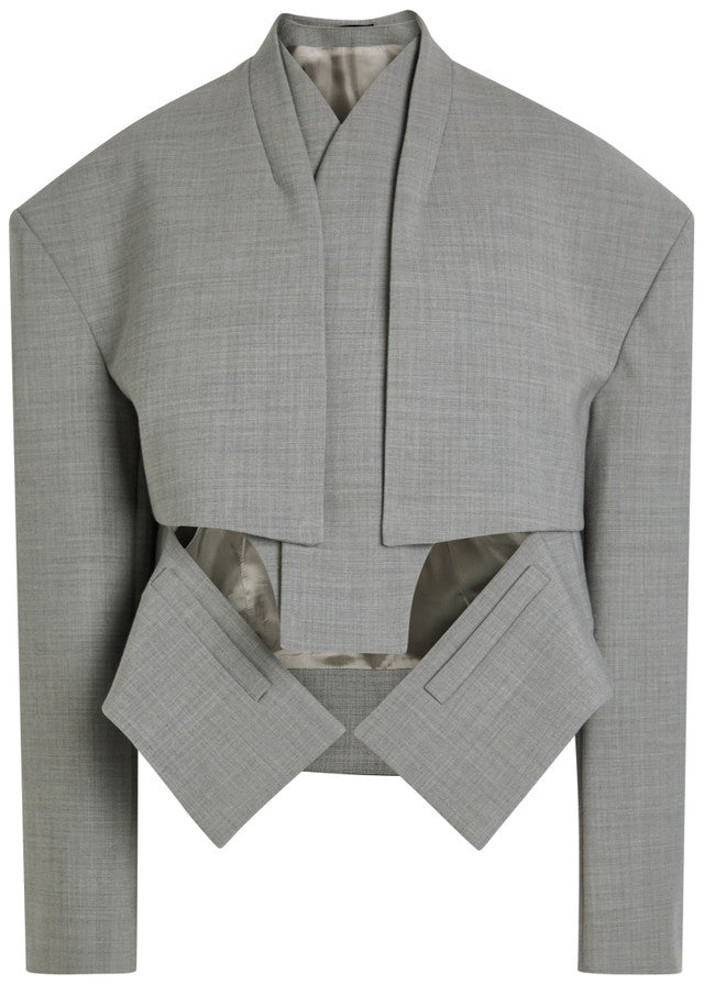 Solid Short Woven Jacket