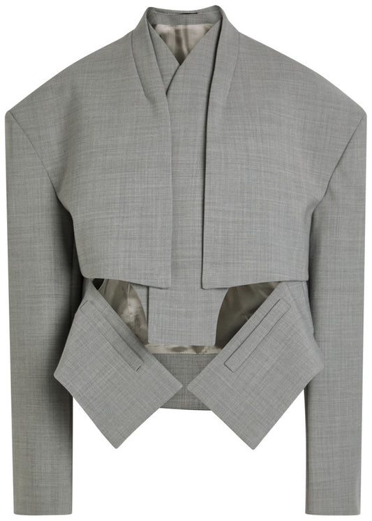 Solid Short Woven Jacket