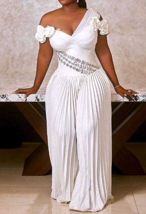 Demure Occasion White Set