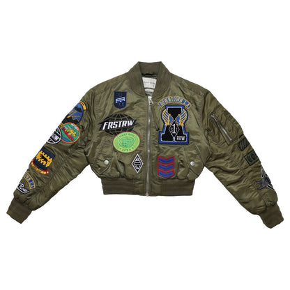 Fab Embroidered Bomber Jacket
