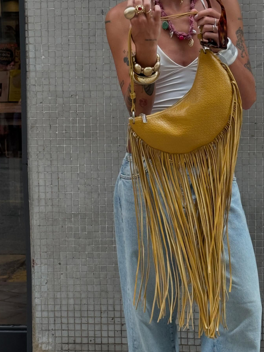 Fab One-shoulder Tassel Bag