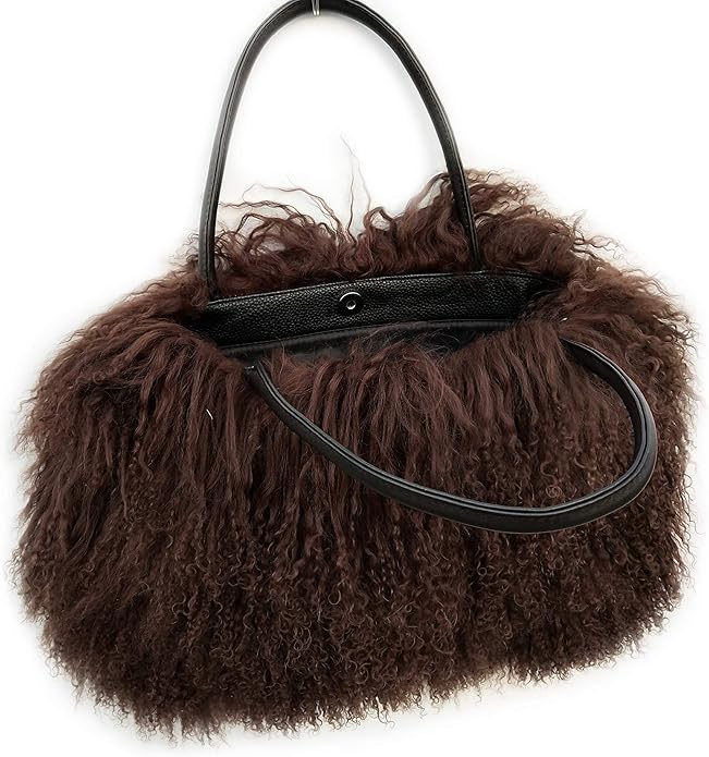 Large Capacity Faux Fur Shoulder Bag