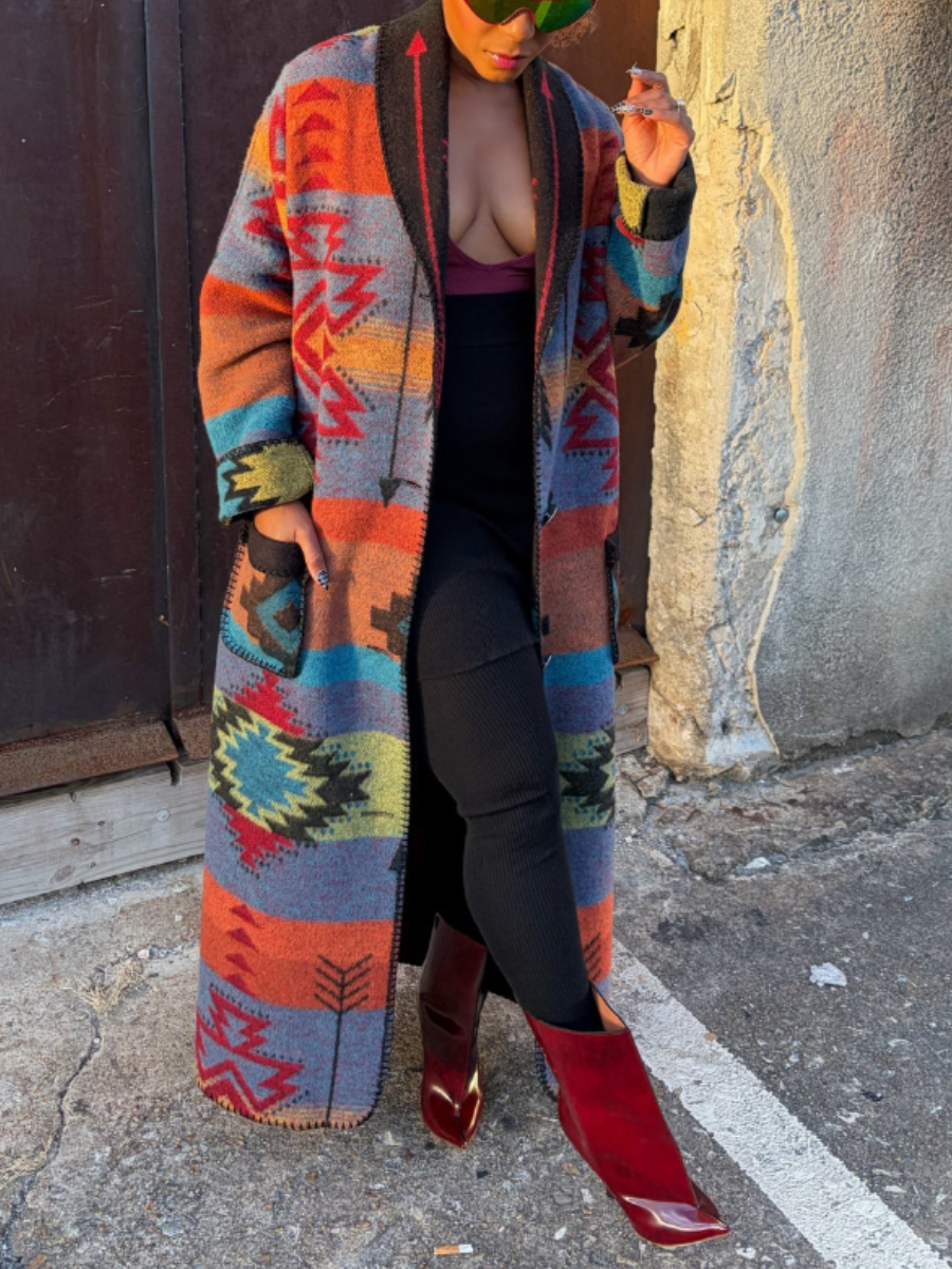 Printed Long Jacket