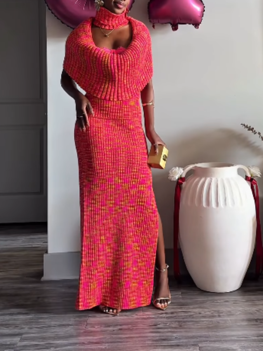Rib Knit Suit
