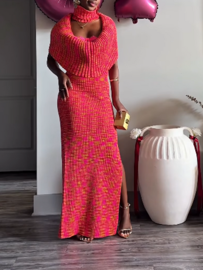 Rib Knit Suit